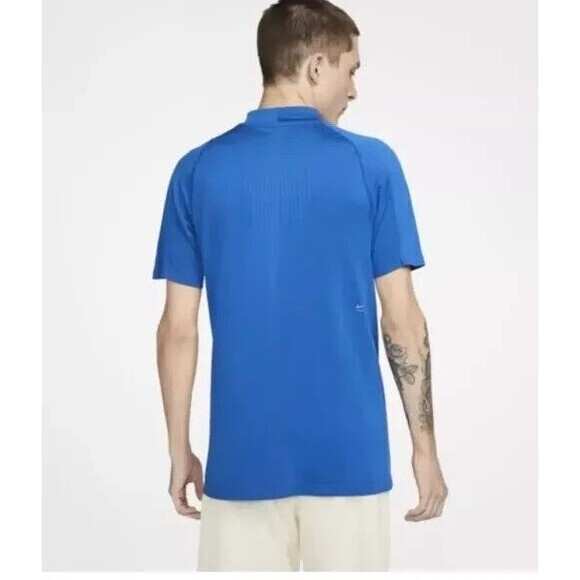 Nike Men Matthew Williams MMW NRG Mock Neck Top Blue Size XL DD9436-409 Shirt - Picture 9 of 10